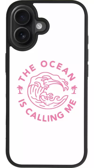 Coque iPhone 17 - Silicone rigide noir The Ocean is calling me Coque iPhone 17 - Silicone rigide noir The Ocean is calling me