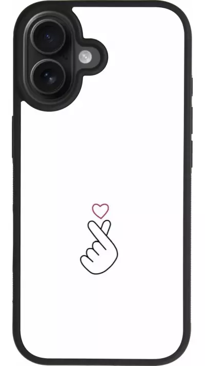 Coque iPhone 17 - Silicone rigide noir Valentine 2024 heat by Millennials Coque iPhone 17 - Silicone rigide noir Valentine 2024 heat by Millennials