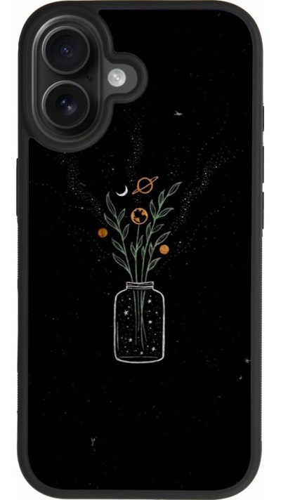Coque iPhone 17 - Silicone rigide noir Vase black