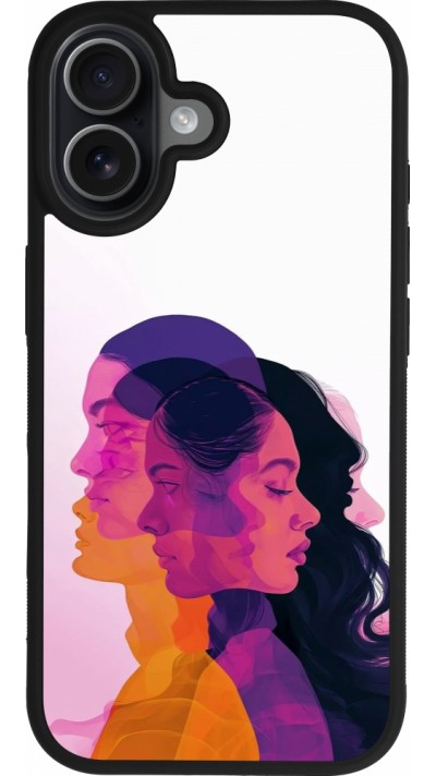 Coque iPhone 17 - Silicone rigide noir Womens day 2026 10