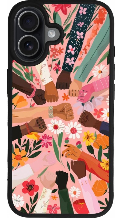 Coque iPhone 17 - Silicone rigide noir Womens day 2026 8