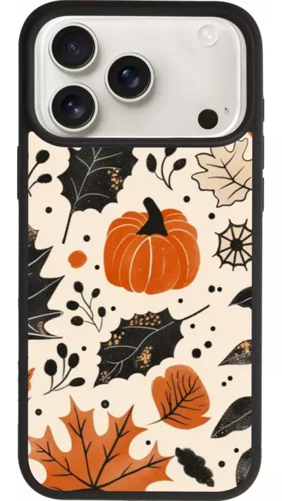 Coque iPhone 17 Pro Max - Silicone rigide noir Autumn 2024 nature Coque iPhone 17 Pro Max - Silicone rigide noir Autumn 2024 nature