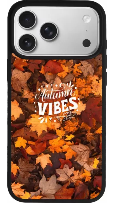 Coque iPhone 17 Pro Max - Silicone rigide noir Autumn 25 Autumn vibes Coque iPhone 17 Pro Max - Silicone rigide noir Autumn 25 Autumn vibes