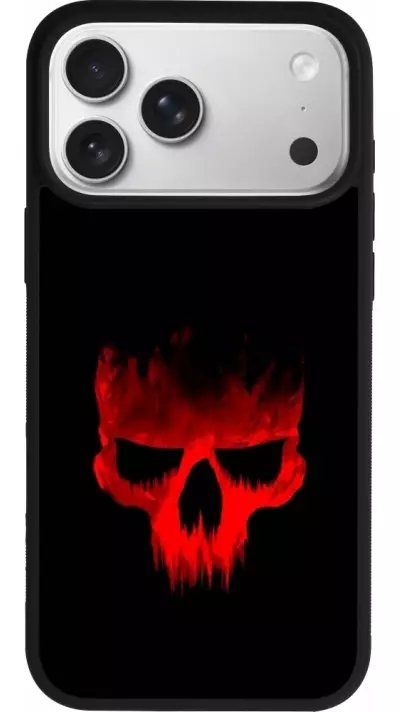 Coque iPhone 17 Pro Max - Silicone rigide noir Halloween 2023 scary skull Coque iPhone 17 Pro Max - Silicone rigide noir Halloween 2023 scary skull