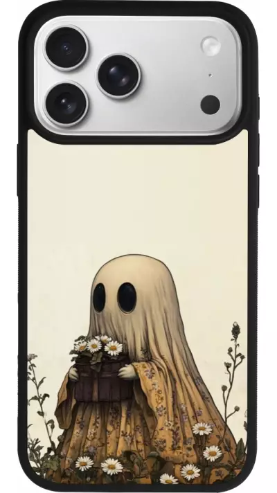 Coque iPhone 17 Pro Max - Silicone rigide noir Halloween 2025 Ghost gardener Coque iPhone 17 Pro Max - Silicone rigide noir Halloween 2025 Ghost gardener