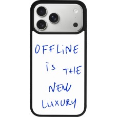 iPhone 17 Pro Max Case Hülle - Silikon schwarz Offline is the new luxury
