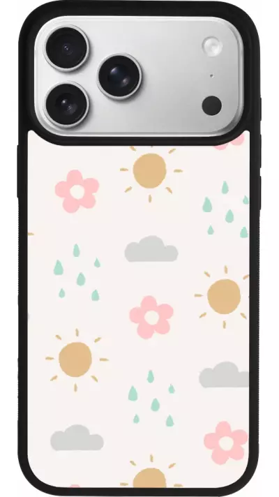 Coque iPhone 17 Pro Max - Silicone rigide noir Spring 23 weather Coque iPhone 17 Pro Max - Silicone rigide noir Spring 23 weather