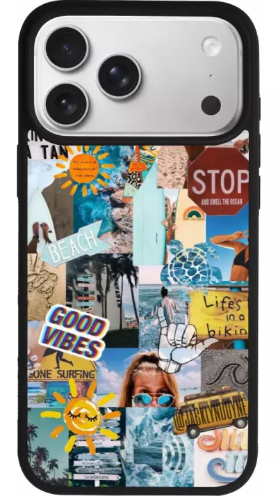 Coque iPhone 17 Pro Max - Silicone rigide noir Summer 2021 15 Coque iPhone 17 Pro Max - Silicone rigide noir Summer 2021 15