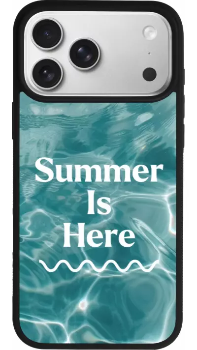 Coque iPhone 17 Pro Max - Silicone rigide noir Summer 2025 Summer is here Coque iPhone 17 Pro Max - Silicone rigide noir Summer 2025 Summer is here