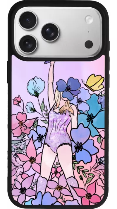 Coque iPhone 17 Pro Max - Silicone rigide noir Taylor Swift Sketch - Pink Coque iPhone 17 Pro Max - Silicone rigide noir Taylor Swift Sketch - Pink