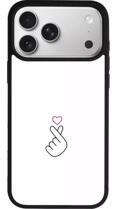 Coque iPhone 17 Pro Max - Silicone rigide noir Valentine 2024 heat by Millennials Coque iPhone 17 Pro Max - Silicone rigide noir Valentine 2024 heat by Millennials