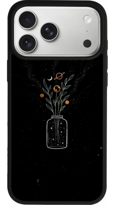Coque iPhone 17 Pro Max - Silicone rigide noir Vase black