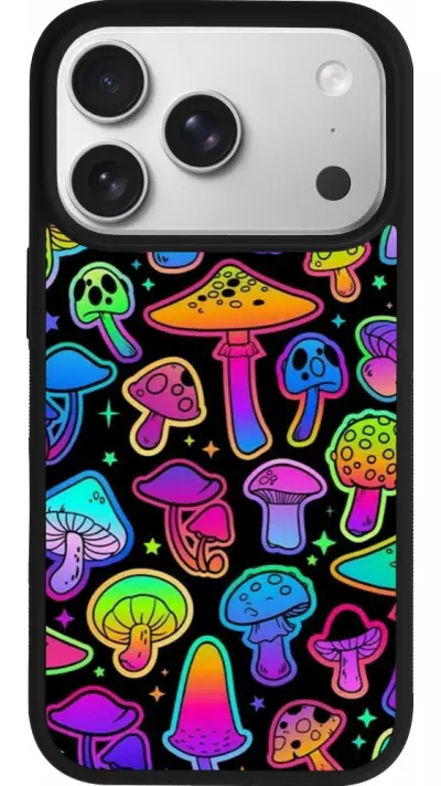 Coque iPhone 17 Pro - Silicone rigide noir Autumn 2024 magic mushrooms Coque iPhone 17 Pro - Silicone rigide noir Autumn 2024 magic mushrooms