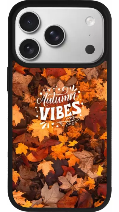 Coque iPhone 17 Pro - Silicone rigide noir Autumn 25 Autumn vibes Coque iPhone 17 Pro - Silicone rigide noir Autumn 25 Autumn vibes
