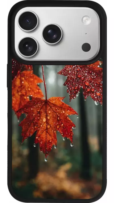 Coque iPhone 17 Pro - Silicone rigide noir Autumn 25 Rain Coque iPhone 17 Pro - Silicone rigide noir Autumn 25 Rain
