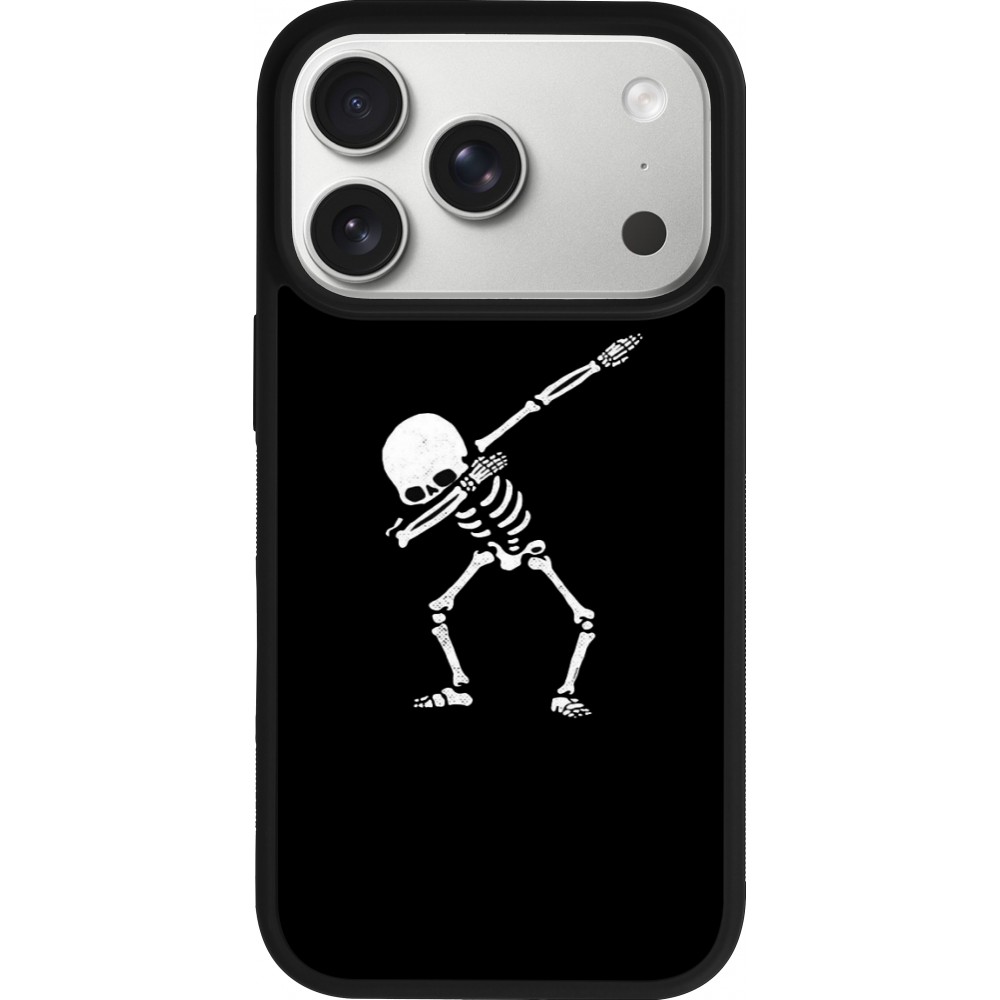 Coque iPhone 17 Pro - Silicone rigide noir Halloween 19 09