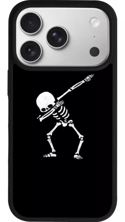 Coque iPhone 17 Pro - Silicone rigide noir Halloween 19 09 Coque iPhone 17 Pro - Silicone rigide noir Halloween 19 09