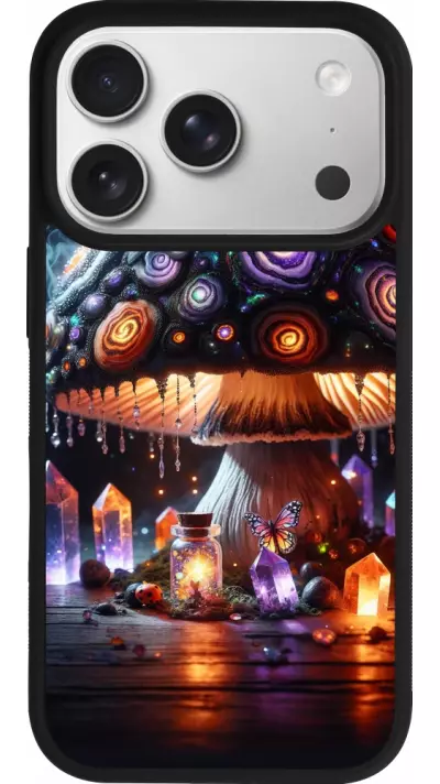 Coque iPhone 17 Pro - Silicone rigide noir Halloween Potion Magic Coque iPhone 17 Pro - Silicone rigide noir Halloween Potion Magic