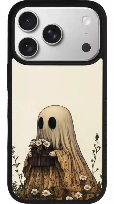 Coque iPhone 17 Pro - Silicone rigide noir Halloween 2025 Ghost gardener Coque iPhone 17 Pro - Silicone rigide noir Halloween 2025 Ghost gardener