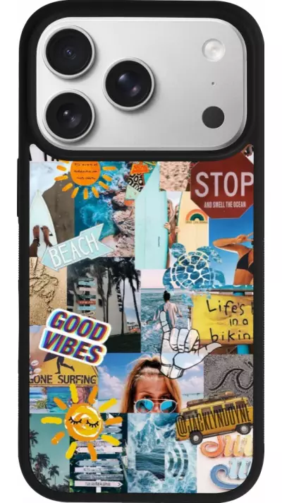 Coque iPhone 17 Pro - Silicone rigide noir Summer 2021 15 Coque iPhone 17 Pro - Silicone rigide noir Summer 2021 15