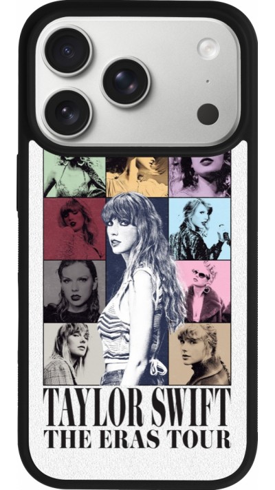 Coque iPhone 17 Pro - Silicone rigide noir Taylor Swift The Eras Tour