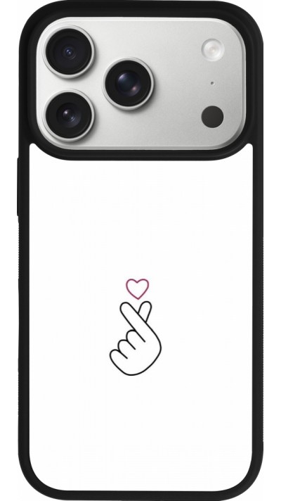 Coque iPhone 17 Pro - Silicone rigide noir Valentine 2024 heat by Millennials Coque iPhone 17 Pro - Silicone rigide noir Valentine 2024 heat by Millennials