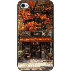 iPhone 4/4s Case Hülle - Autumn 25 Coffee shop