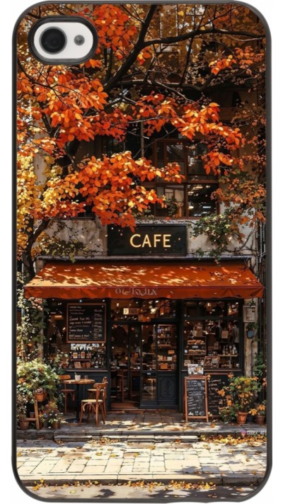 Coque iPhone 4/4s - Autumn 25 Coffee shop