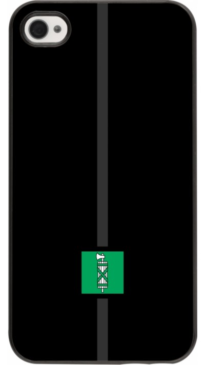 Coque iPhone 4/4s - Canton SG noir
