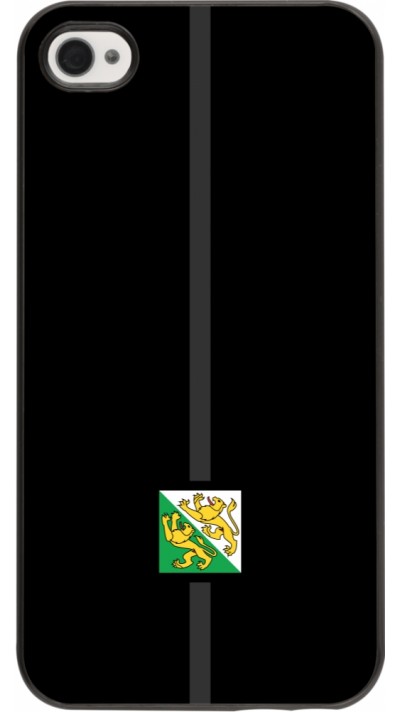 Coque iPhone 4/4s - Canton TG noir