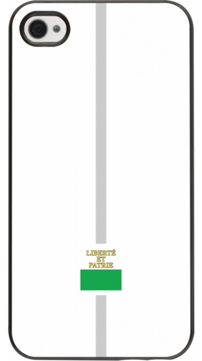 Coque iPhone 4/4s - Canton VD blanc