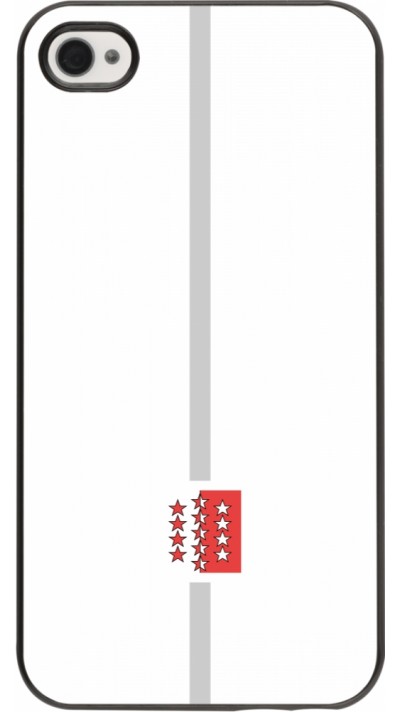 Coque iPhone 4/4s - Canton VS blanc