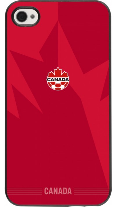 Coque iPhone 4/4s - Maillot de football Canada 2026 personnalisable