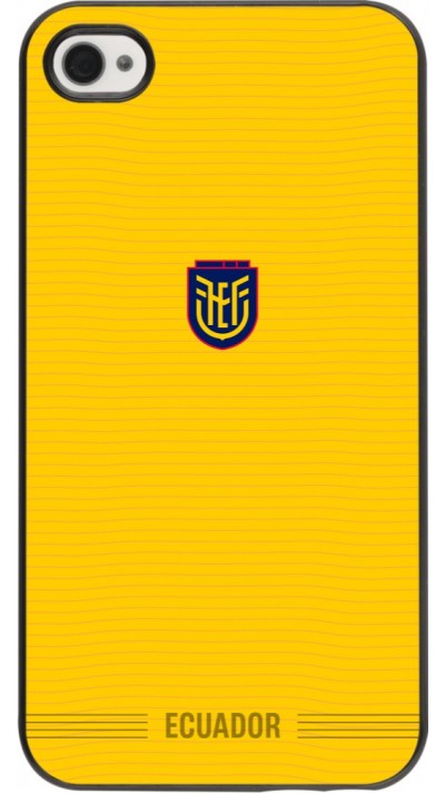 Coque iPhone 4/4s - Maillot de football Équateur 2026 personnalisable