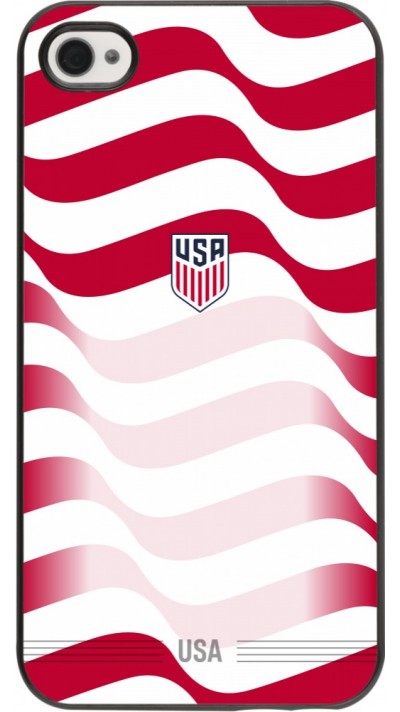 Coque iPhone 4/4s - Maillot de football États-Unis 2026 personnalisable