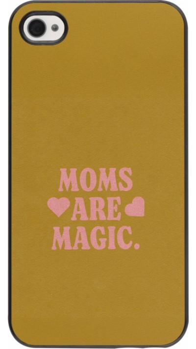 Coque iPhone 4/4s - Mom 2026 Are Magic