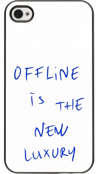 Coque iPhone 4/4s - Offline is the new luxury