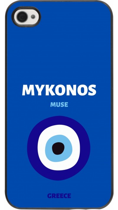 iPhone 4/4s Case Hülle - Pop Summer Destination Mykonos