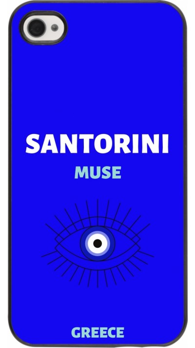 iPhone 4/4s Case Hülle - Pop Summer Destination Santorini