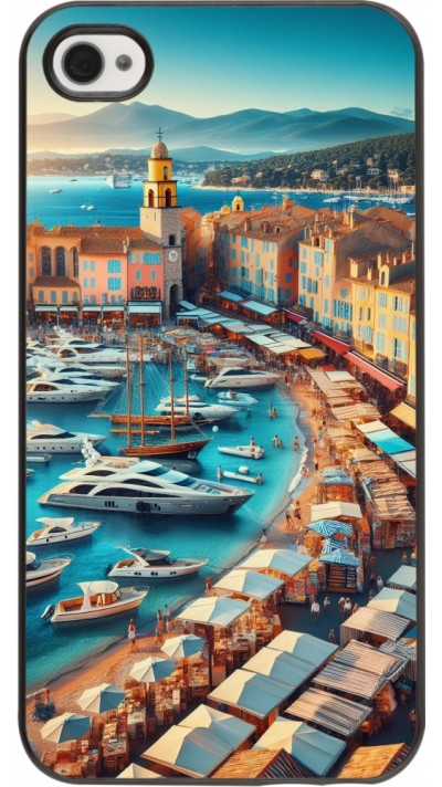 iPhone 4/4s Case Hülle - Saint-Tropez Strand