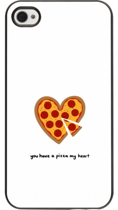 Coque iPhone 4/4s - Saint Valentines Day 26 You have my pizza heart