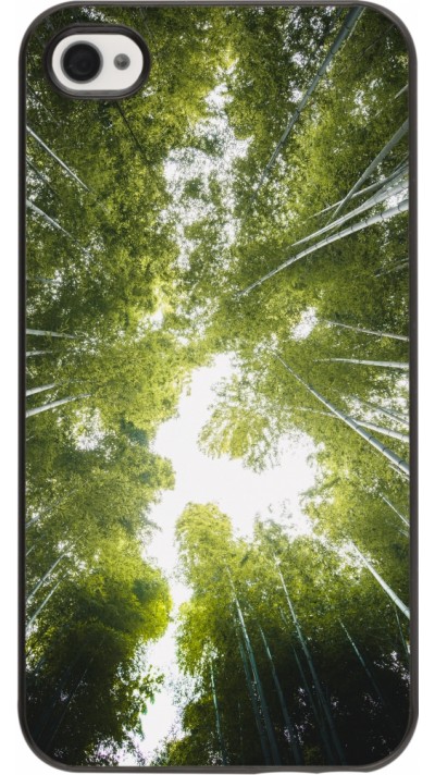 iPhone 4/4s Case Hülle - Spring 23 forest blue sky