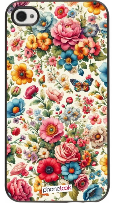 iPhone 4/4s Case Hülle - Spring 25 fruehling bluetend