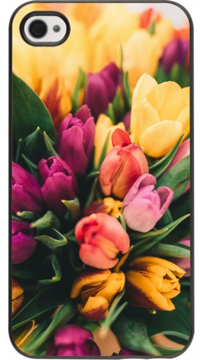 Coque iPhone 4/4s - Bouquet of tulips Spring 2026