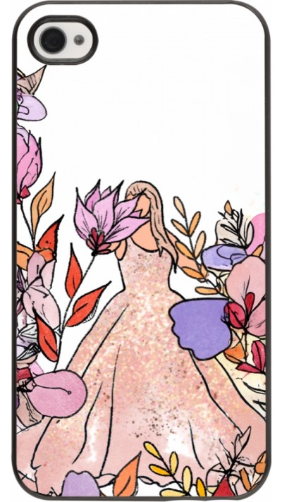 Coque iPhone 4/4s - Taylor Swift Sketch - White