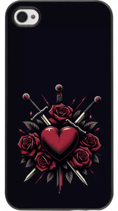 Coque iPhone 4/4s - Valentine 2024 gothic love
