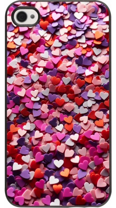 Coque iPhone 4/4s - Valentine 2025 Confetti