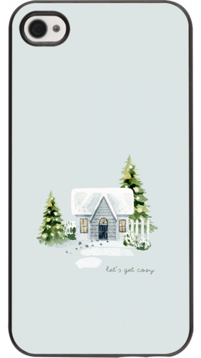 iPhone 4/4s Case Hülle - Winter 25 Cosy House