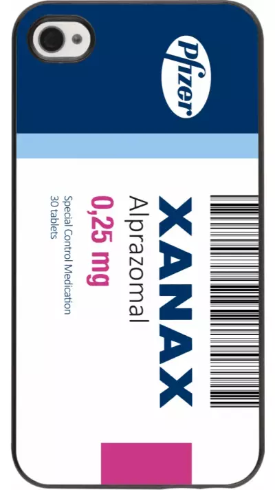 Coque iPhone 4/4s - Xanax Alprazolam 2025