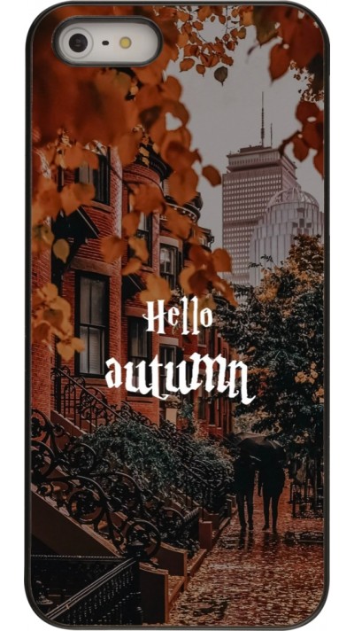 Coque iPhone 5/5s / SE (2016) - Autumn 25 Hello autumn